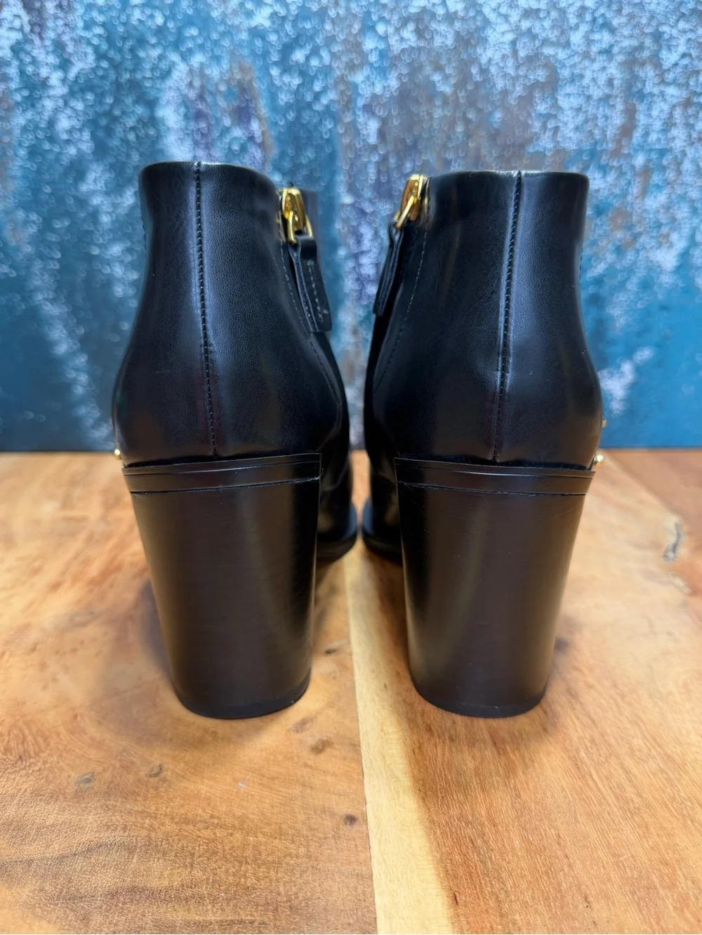Franco Sarto Minimalist Vivica Square Toe Ankle Boots Black Size 11